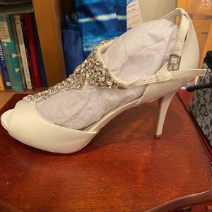 Size 12 ivory bling wedding